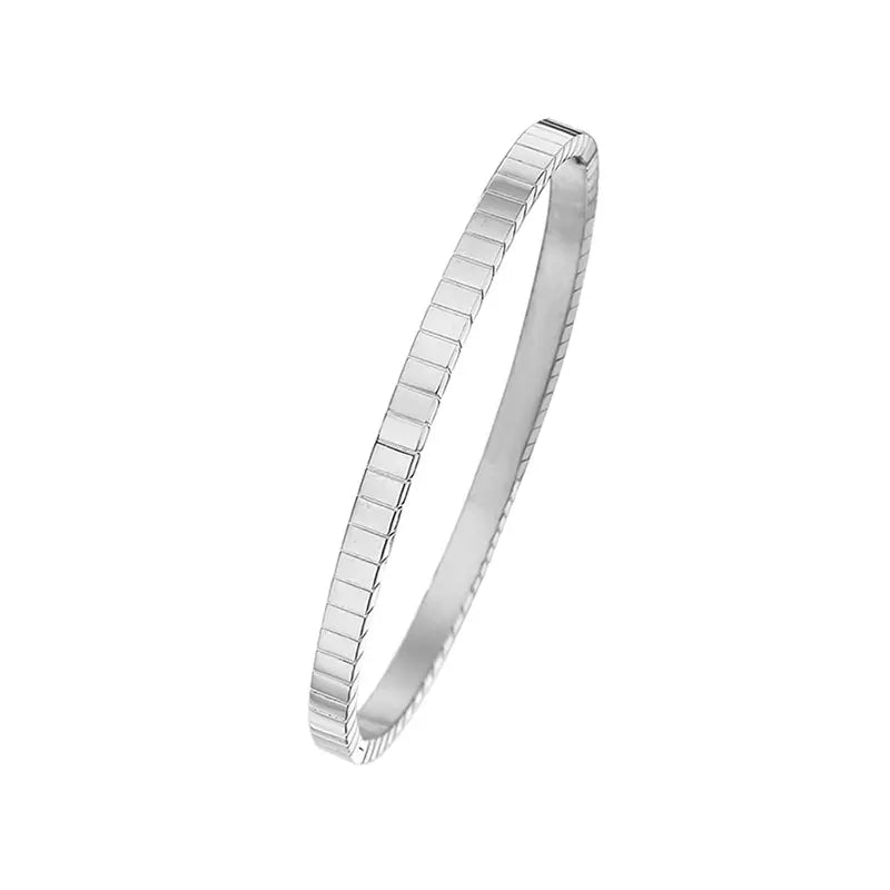 Narukvica Luxe Slave Square - silver