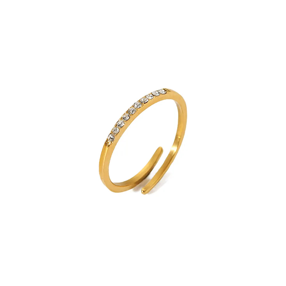 Anello Luxe Circle Zirconia