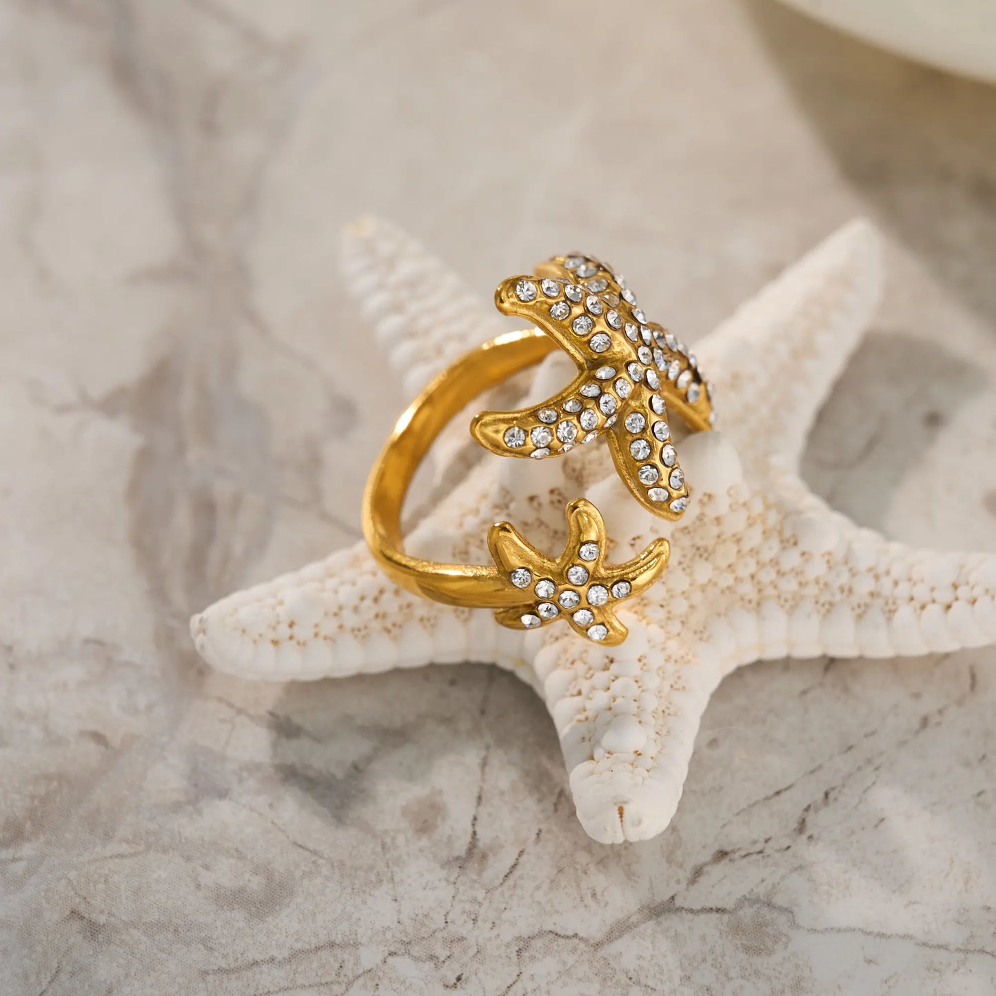 Prsten Luxe Starfish
