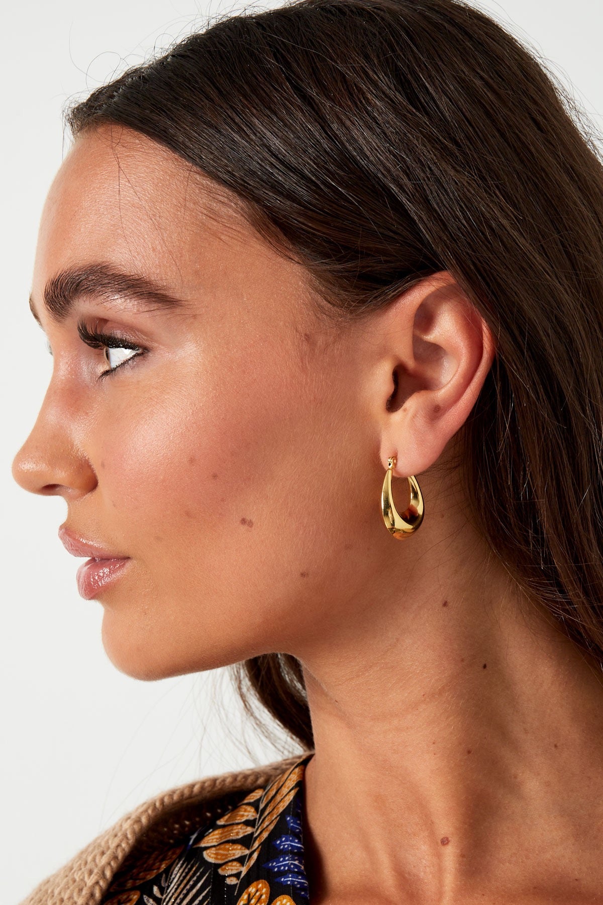 Naušnice Luxe Classic Style - gold