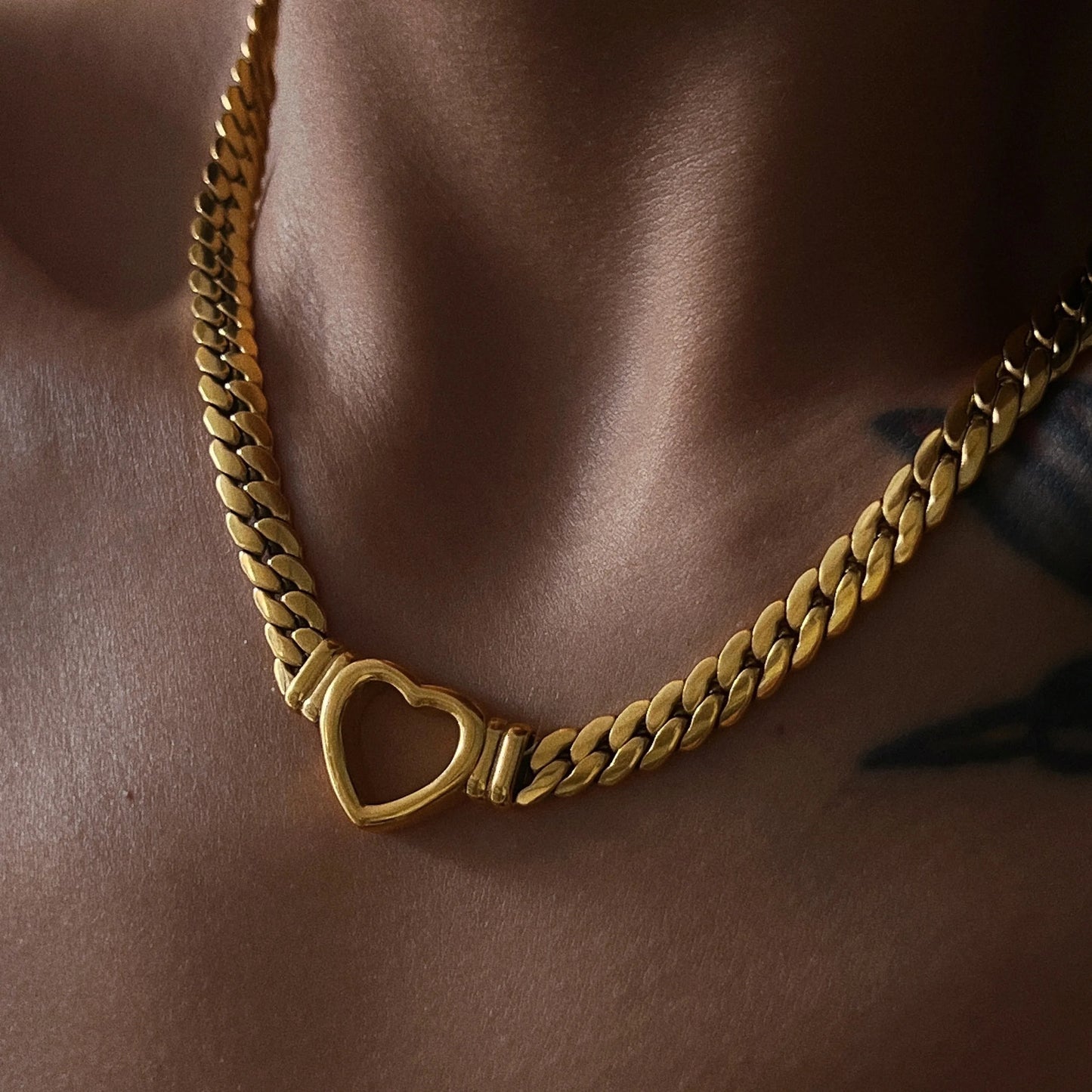 Catena a cuore intrecciata Luxe - oro