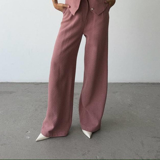 Pants Tweed - Dusty Rose