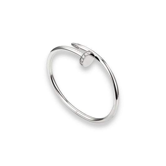 Narukvica Luxe Nail Zircon - silver