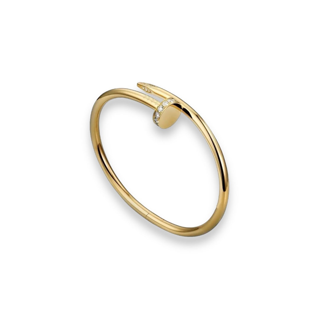 Narukvica Luxe Nail Zircon - gold