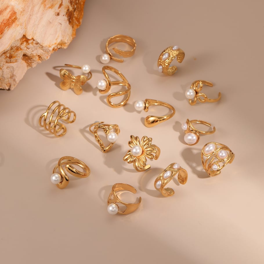 Prsten Luxe Irregular Pearl