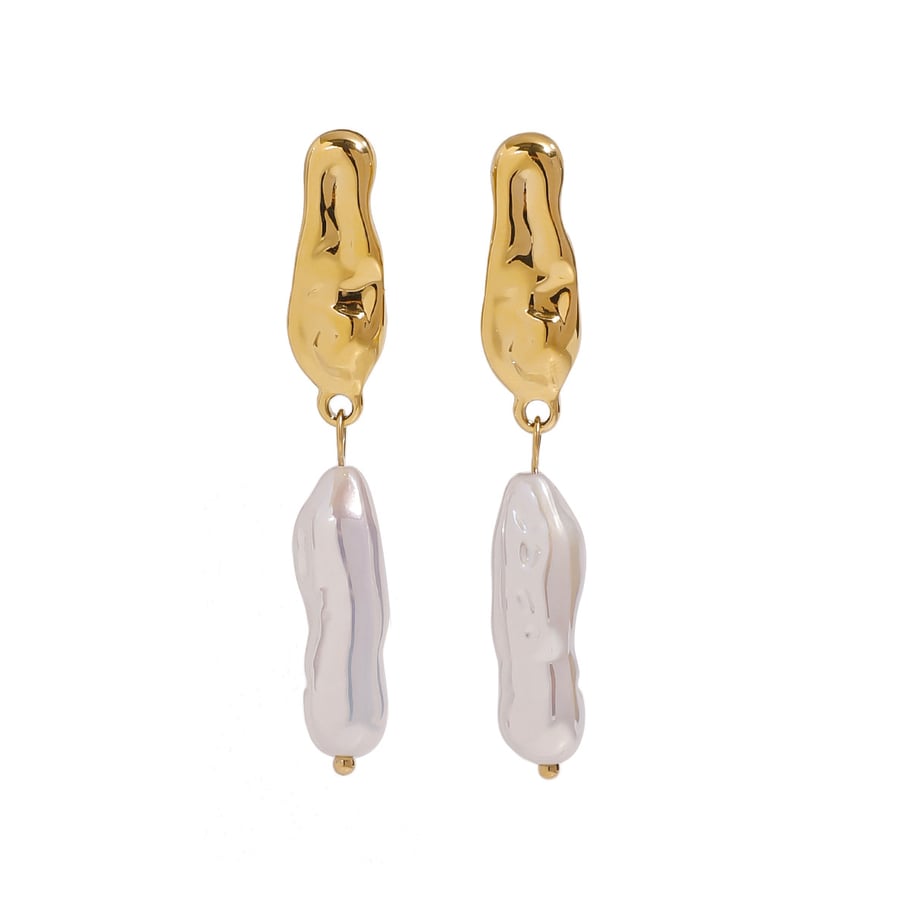 Naušnice Luxe Irregular Pearl