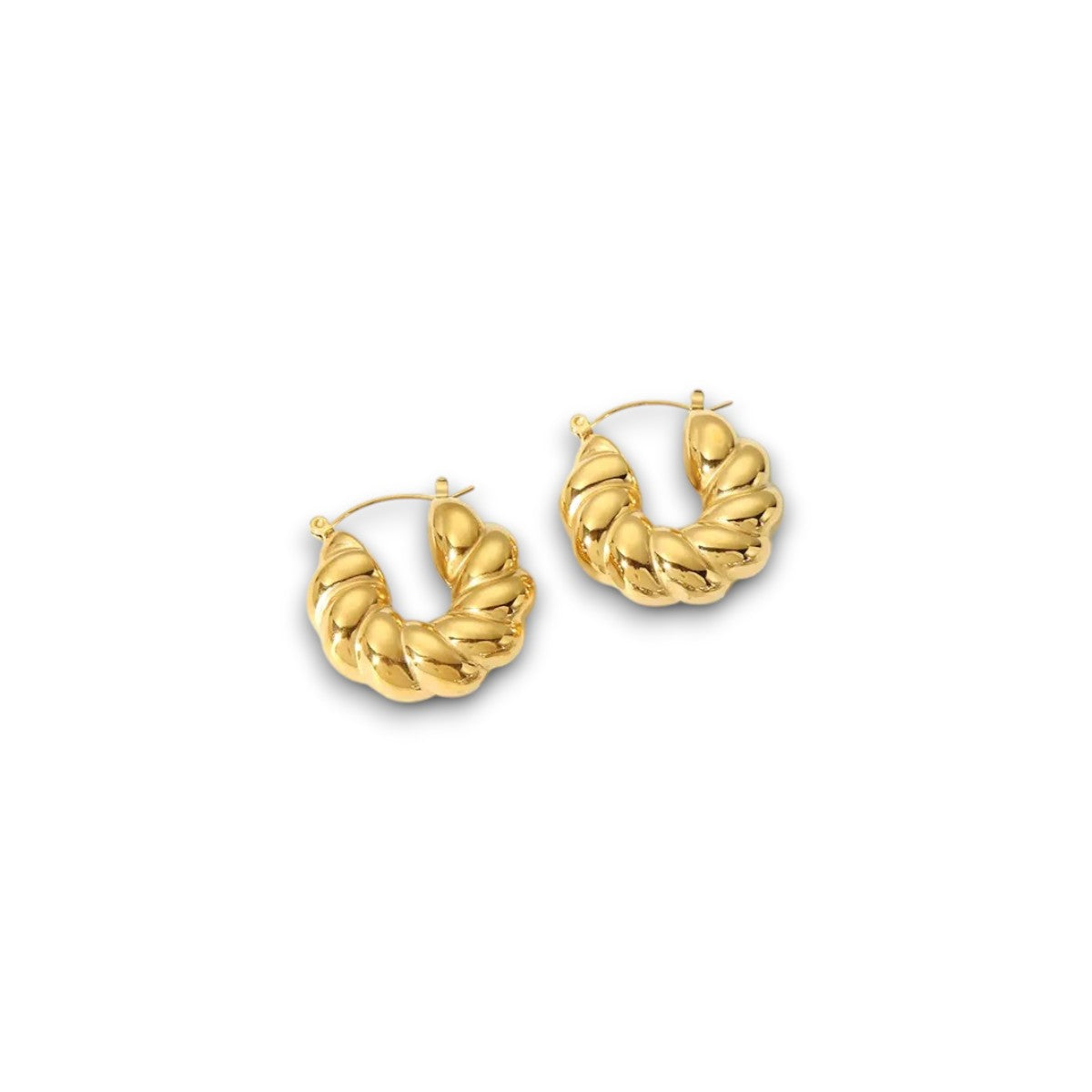 Orecchini Luxe Chunky Braid - oro