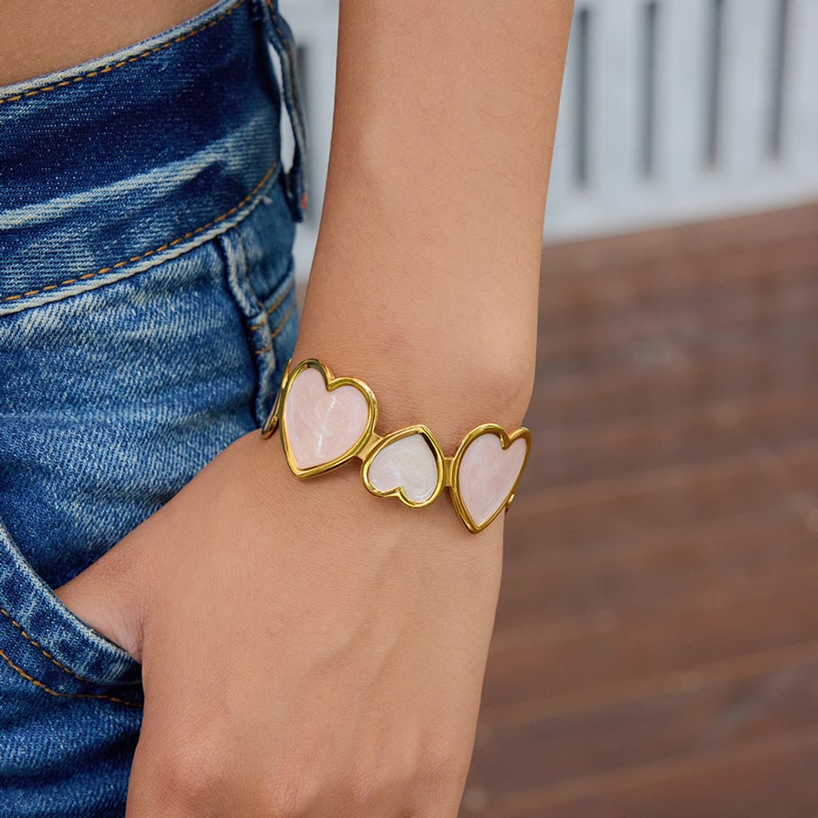 Narukvica Luxe Pink Heart