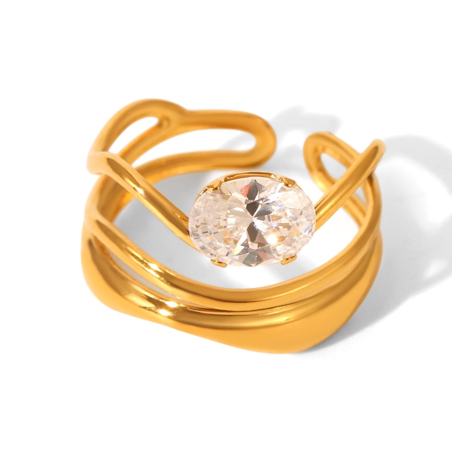 Prsten Luxe Gemstone Two