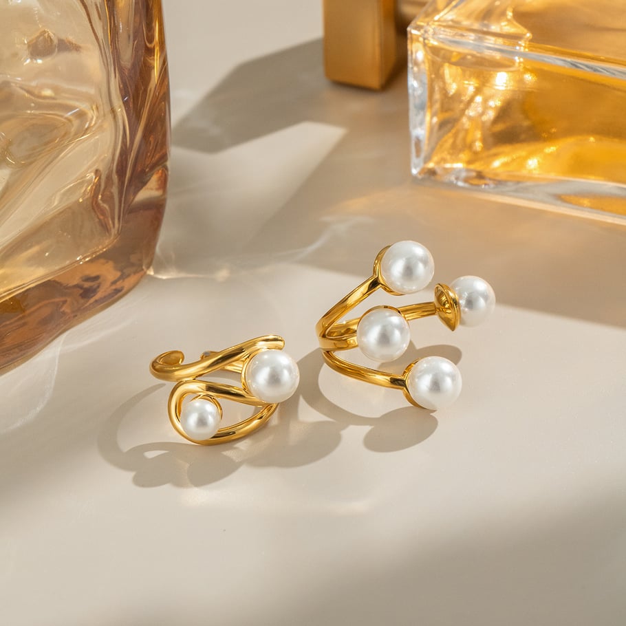 Prsten Luxe Four Pearls