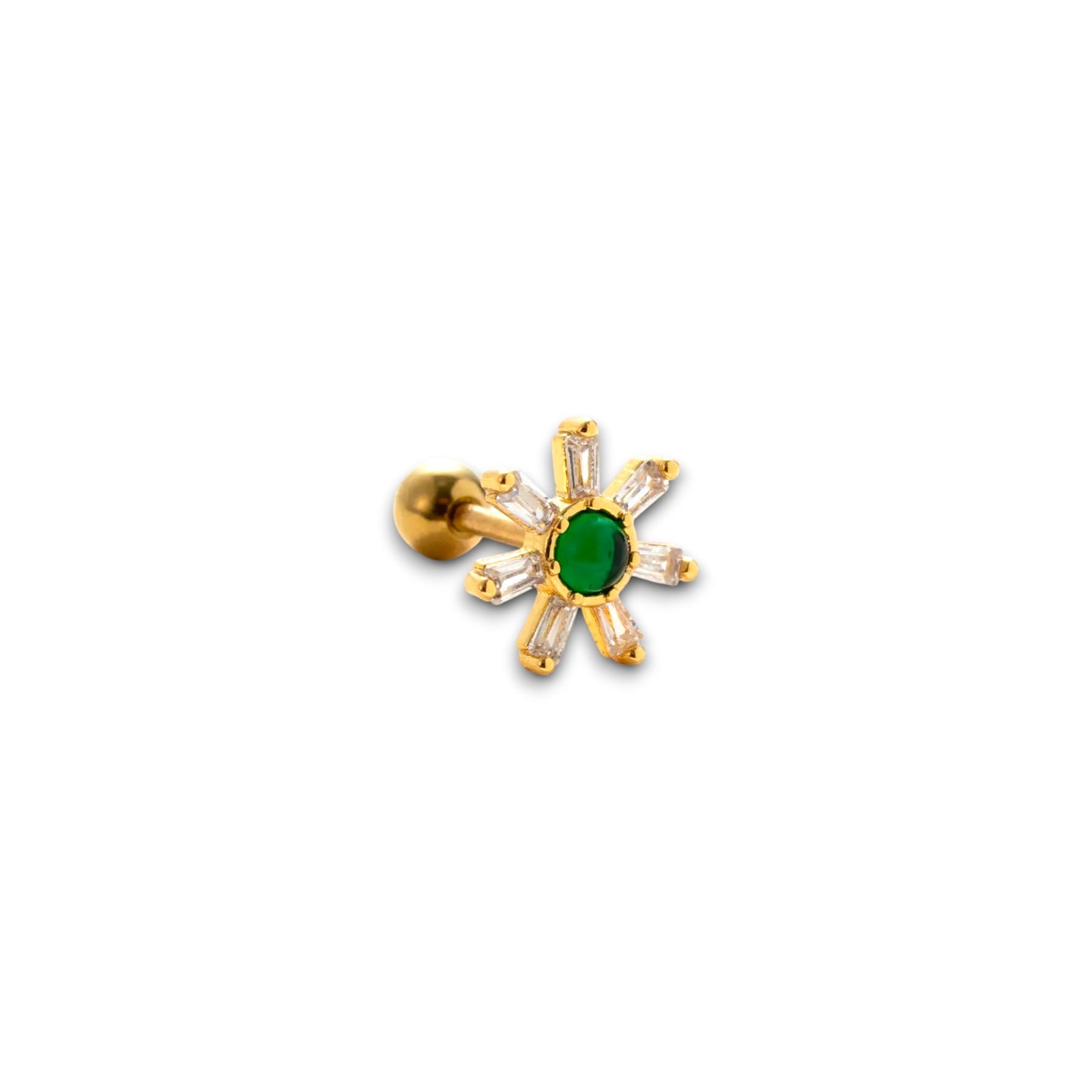 Fiore verde penetrante