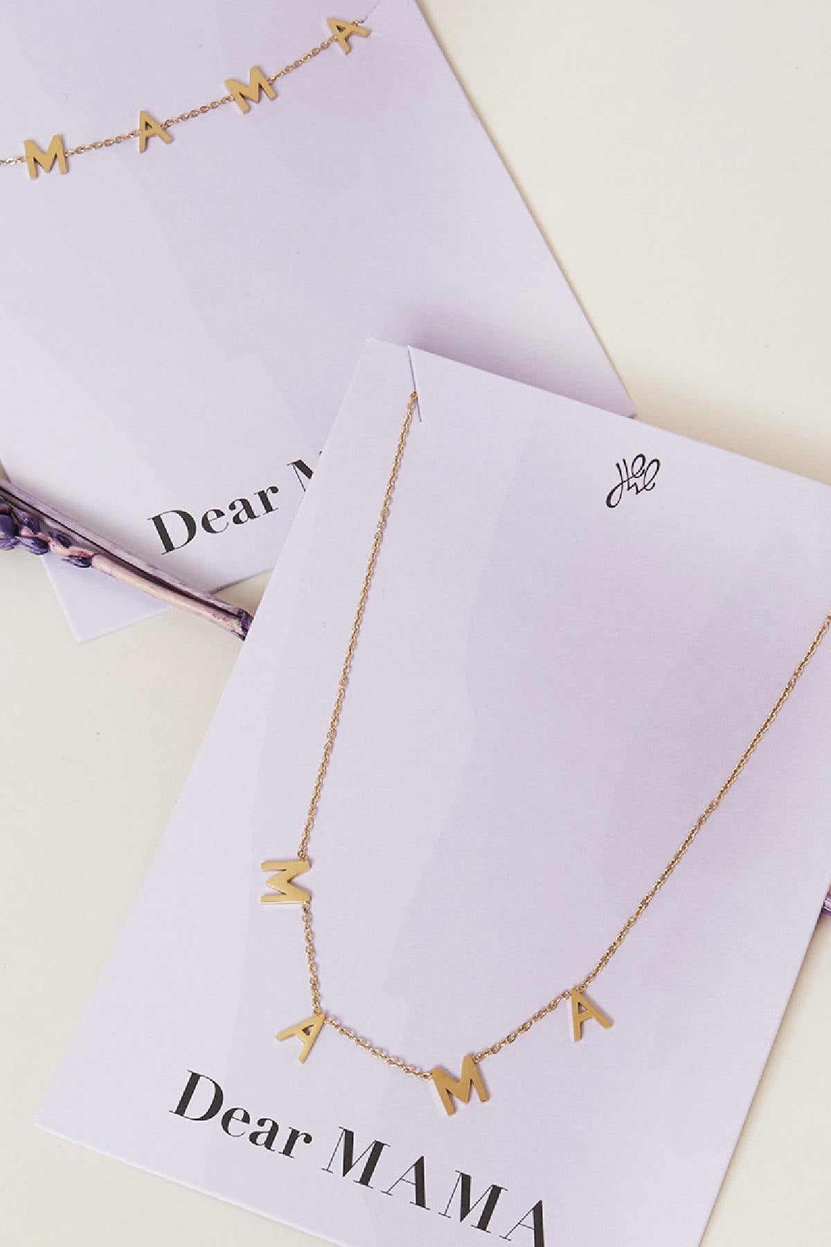 Luxe Dear Mama chain - gold