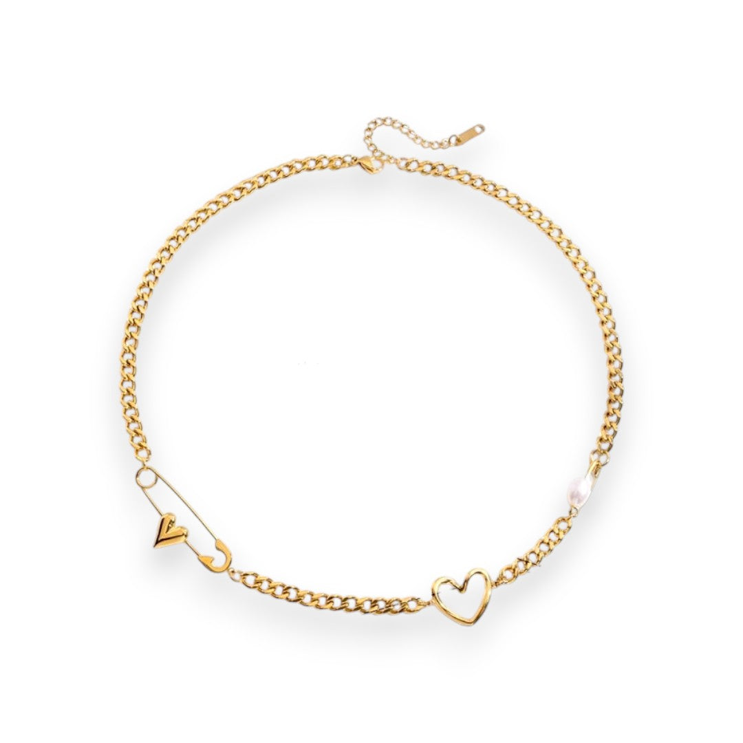 Lančić Luxe Pin Heart