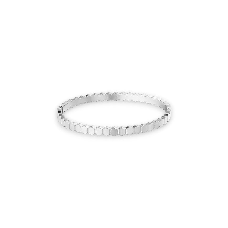 Narukvica Luxe Slave Hexagons - silver
