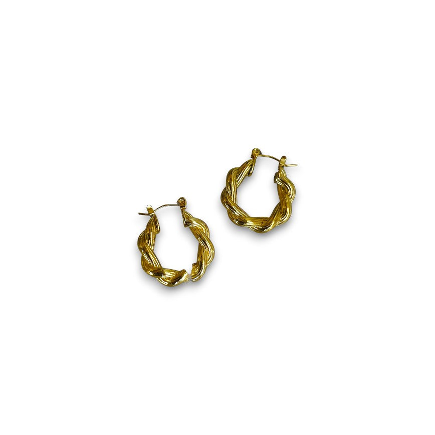 Orecchini Luxe Twist Stripe