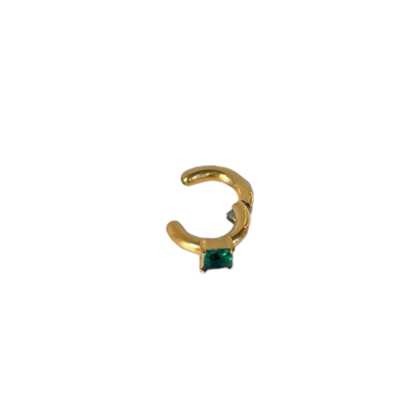 Earcuff Square - verde