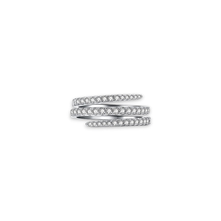 Prsten Luxe Cubic Zirconia - silver