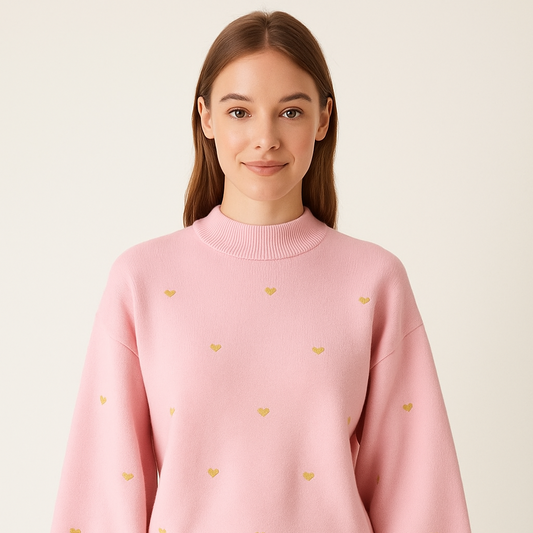 Pulover Sweetheart Charm - pink