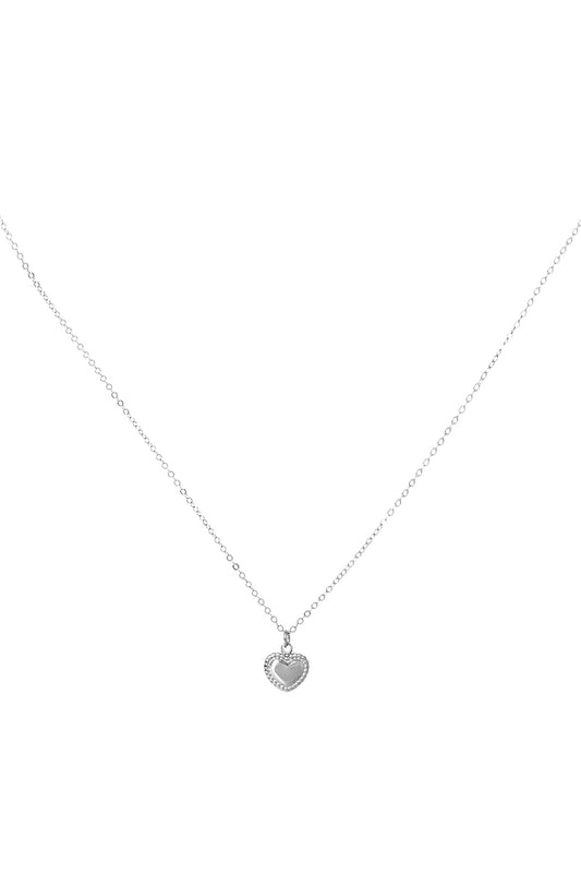 Lančić Luxe Double Heart - silver