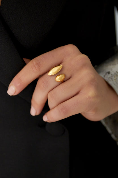 Anello Luxe Diverse Duo - argento