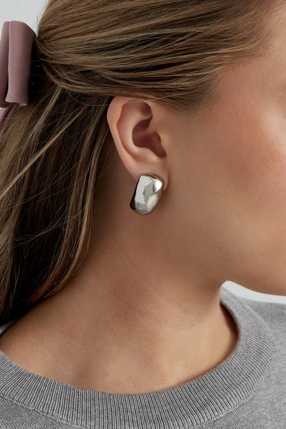 Orecchini a cerchio Luxe Circle