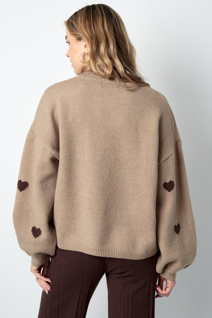 Heartfelt Hugs sweater - camel