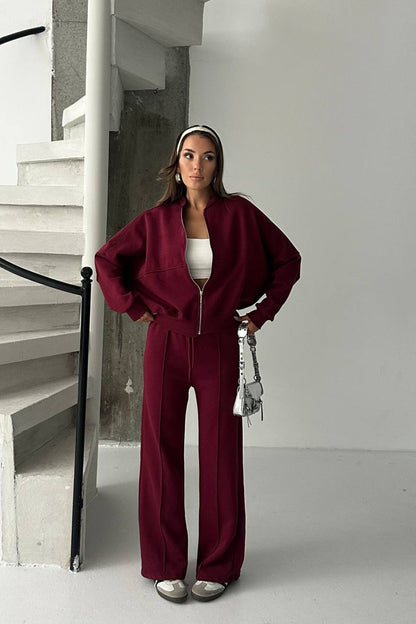 Trenirka Maxi Chardonned - claret red
