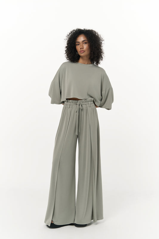 Komplet Maxi Nell Crop - mint