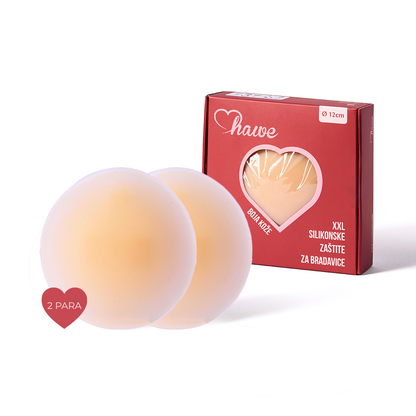 Protezione per capezzoli in silicone 12 cm