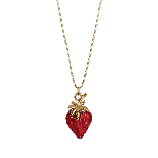 Lančić Luxe Golden Strawberry