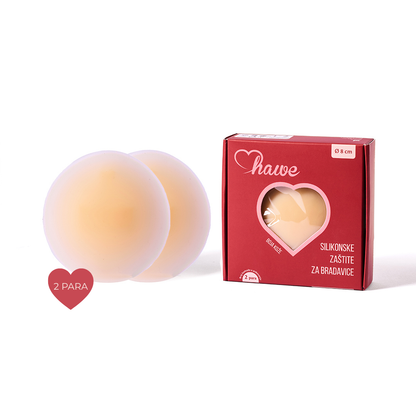 Protezione per capezzoli in silicone 8 cm