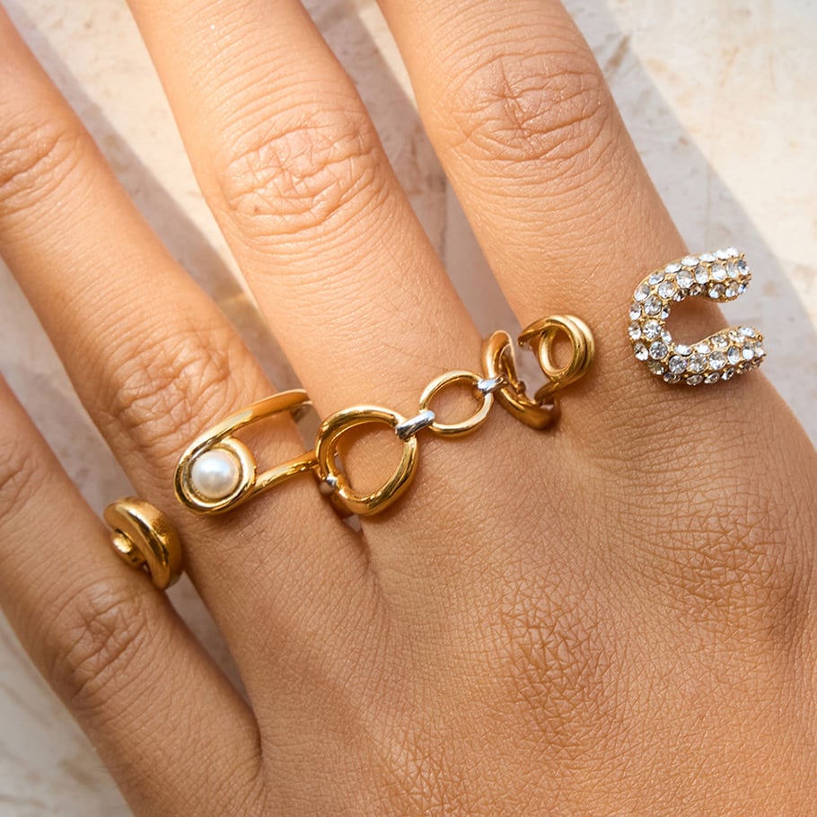 Prsten Luxe Irregular Five