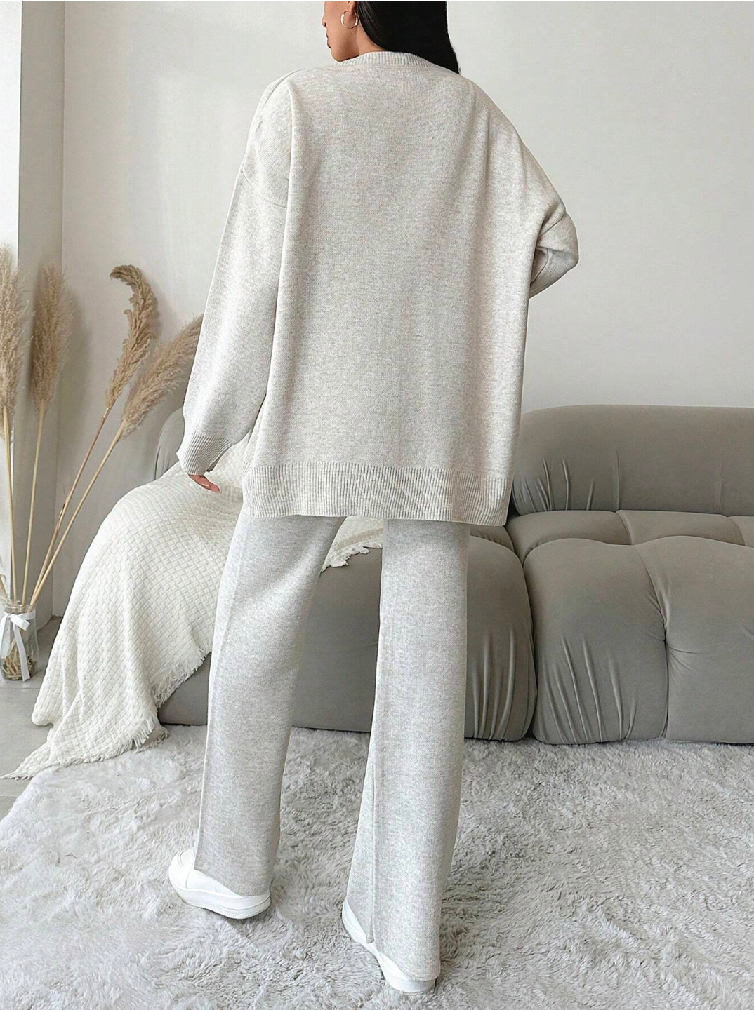 Basic Cardigan Set