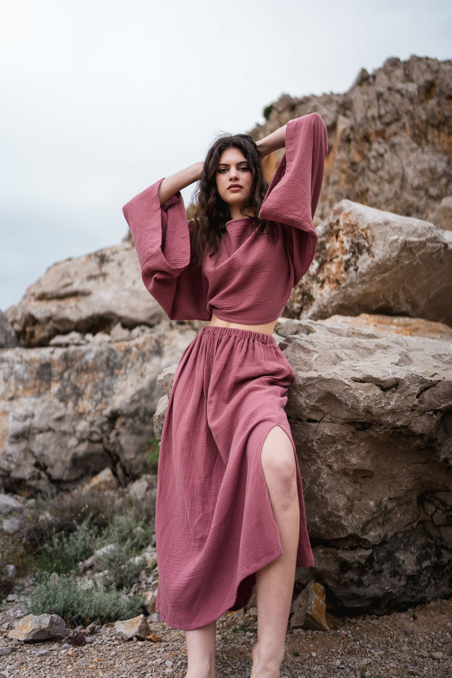 Estate rilassata - Cuori rosa/oro