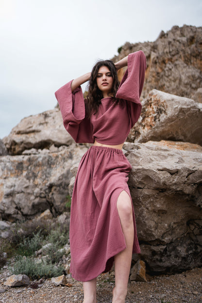 Estate rilassata - Cuori rosa/oro