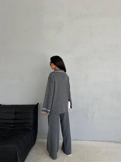 Knitwear Set - Dark Grey