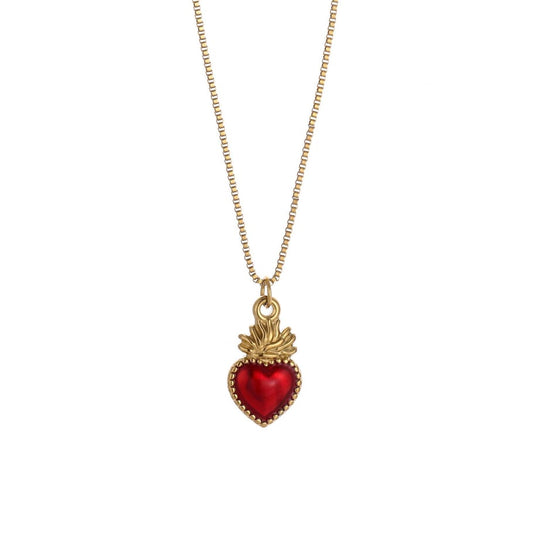 Lančić Luxe Fire Heart