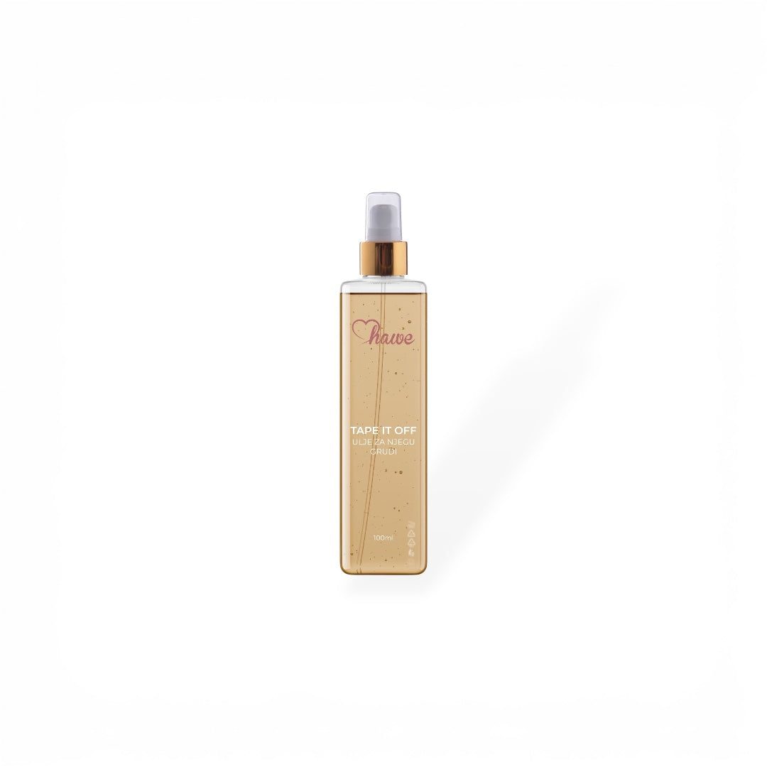 TAPE IT OFF - olio per la cura del seno e la rimozione del nastro adesivo