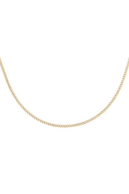 Lančić Luxe Tiny Plain Chains - gold