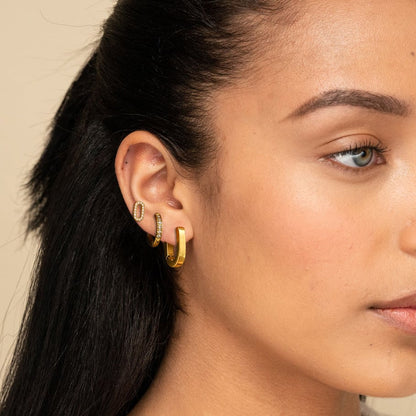 Luxe Oval Earring Set