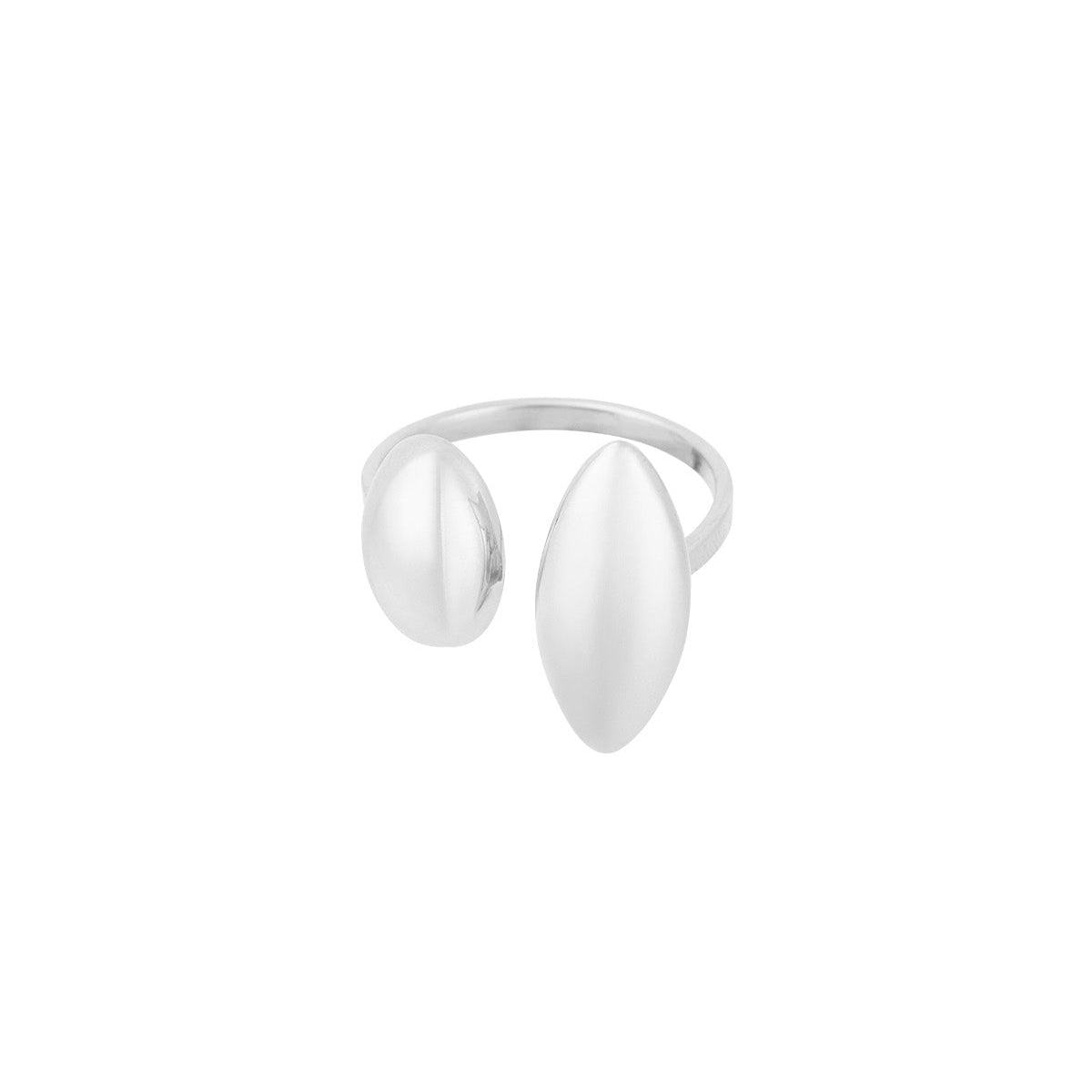 Anello Luxe Diverse Duo - argento