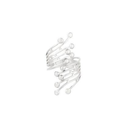 Prsten Luxe Dot Delight - silver