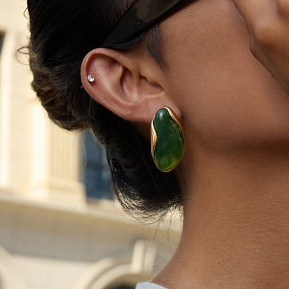 Luxe Retro Irregular Earrings
