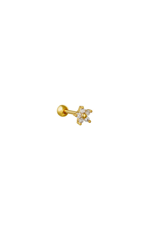 Piercing Tiny Flower Gold