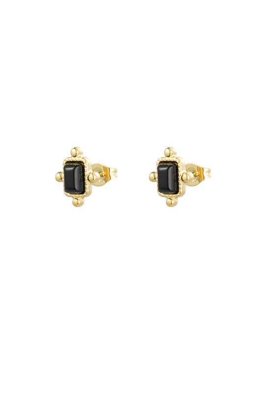 Stud Vintage - Gold/Black