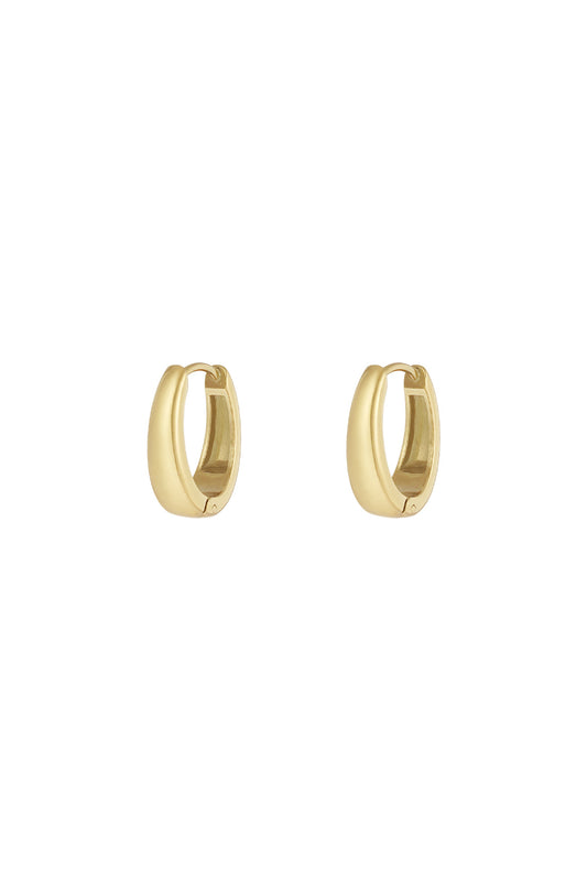 Naušnice Luxe Graceful Mini Hoops - Gold