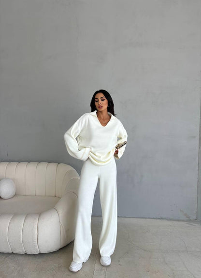 Knitwear Suit - White