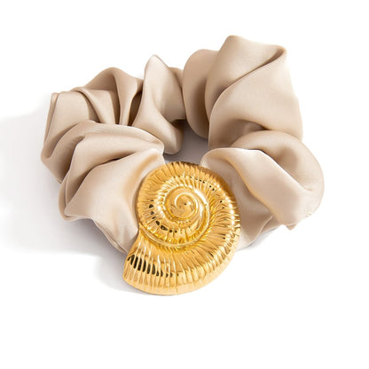 Scrunchie Oceanic Style Shell - beige