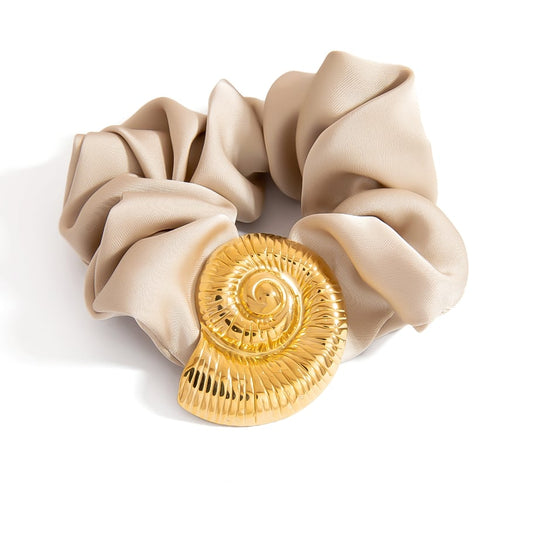 Scrunchie Oceanic Style Shell - beige