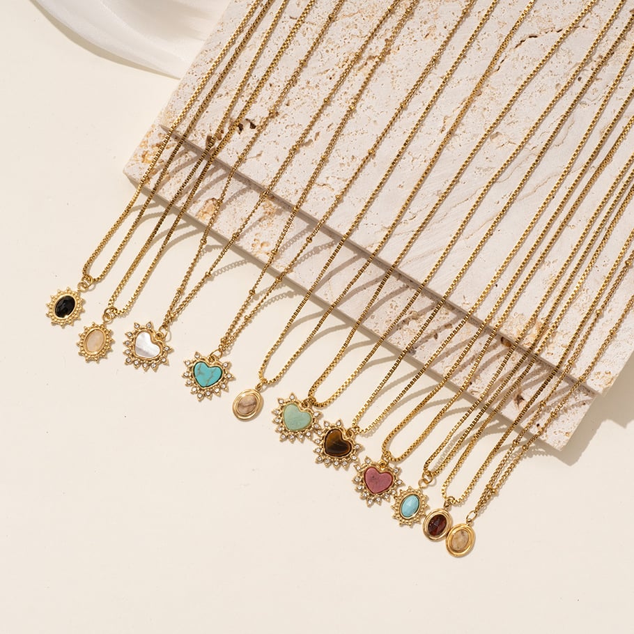 Lančić Luxe Stone Pendant